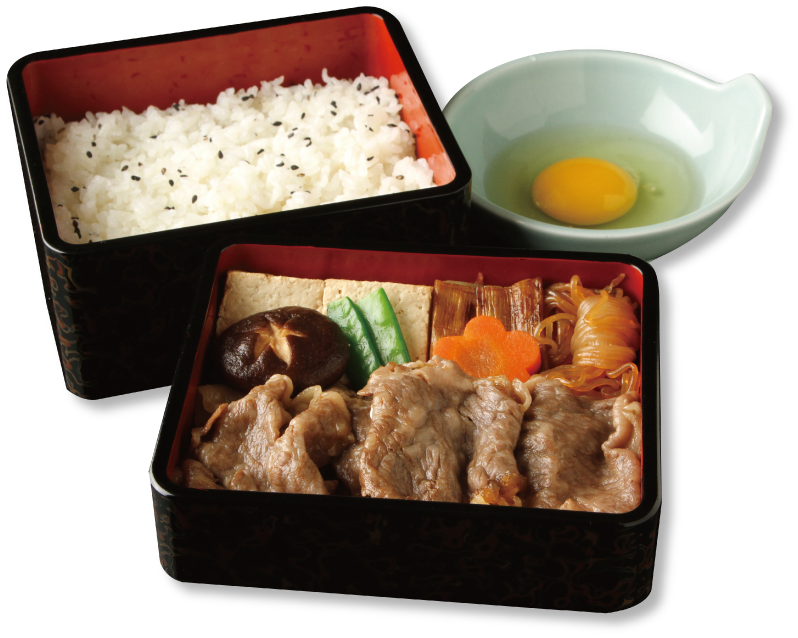 霜降り黒毛和牛すき焼き弁当