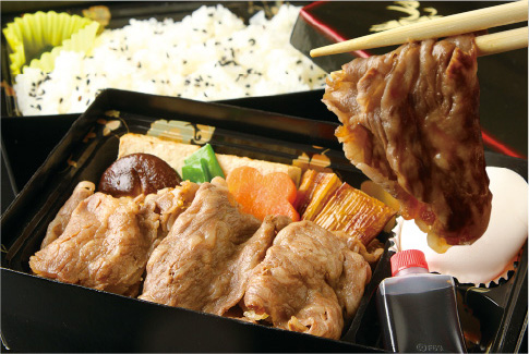 特選霜降り黒毛和牛すき焼き弁当