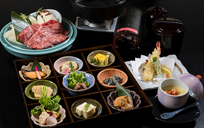 お昼のミニ会席 すき焼き